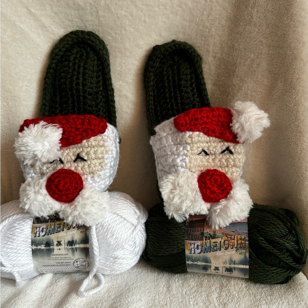 Handcrafted Santa Slippers - Picture 11 of 12